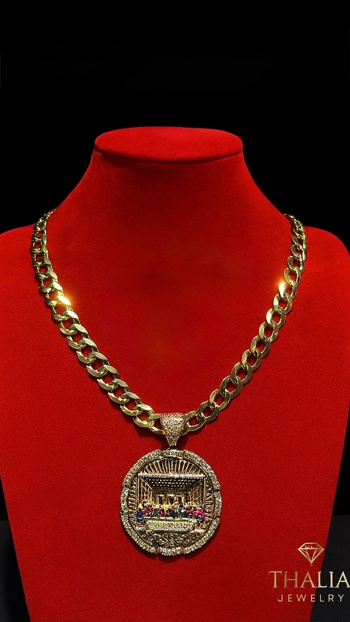 Cadena Martillada con Dije