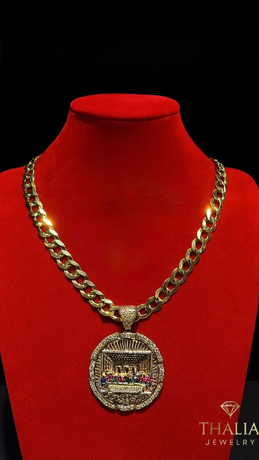 Cadena Martillada con Dije